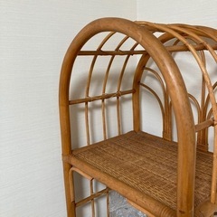 【取引中】セット売　籐家具とマガジンラックの画像