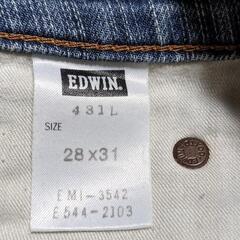 EDWINダメージデニムの画像