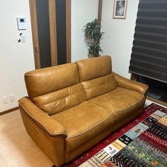 電動リクライニングソファ(美品)