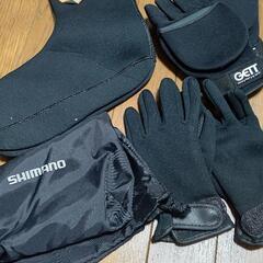 釣り用ヒートテック（ソックス2組、グローブ2組）の画像