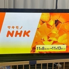 ［値下げ]プラズマテレビ　HITACHI 50型　テレビ回転台付き