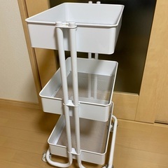 キッチンワゴン　白