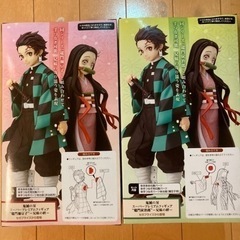 鬼滅の刃　竈門炭治郎と禰󠄀豆子のフィギュアのセット-兄妹の絆-の画像