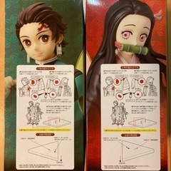 鬼滅の刃　竈門炭治郎と禰󠄀豆子のフィギュアのセット-兄妹の絆-の画像