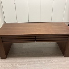 【購入者決定済】センターテーブル 「リヴァー」ウォールナット材の画像