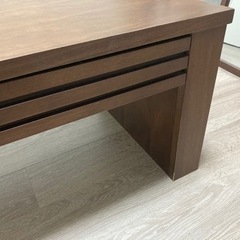 【購入者決定済】センターテーブル 「リヴァー」ウォールナット材の画像