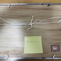 額縁箱あり　銀色　31.3✖️25.3センチの画像