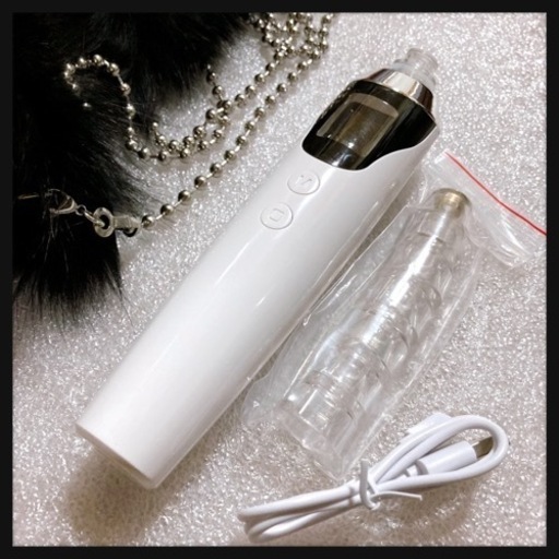 ご購入者様決定꒰未使用꒱ノーズスキンケア 角栓除去 毛穴吸引器 純白 美肌 同時効果 美容器具