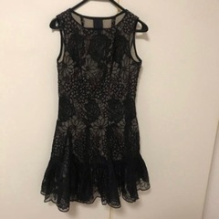 パーティードレス レース 黒 ANNA SUI