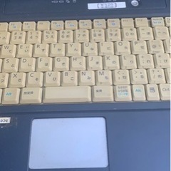 ノート型パソコンジャンク品の画像