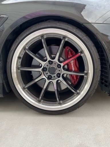 WORK EMOTION ZR10 グリミットブラックダイヤカットリムGTKRC
