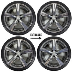 ROZESTアルミホイールAPTANYタイヤ245/35R19 ...
