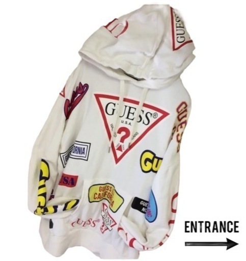 GUESS　FLASH プルオーバー パーカー