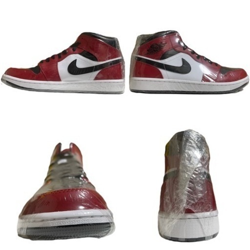 服/ファッション NIKE AIR JORDAN 1 MID CHICAGO BLACK TOE