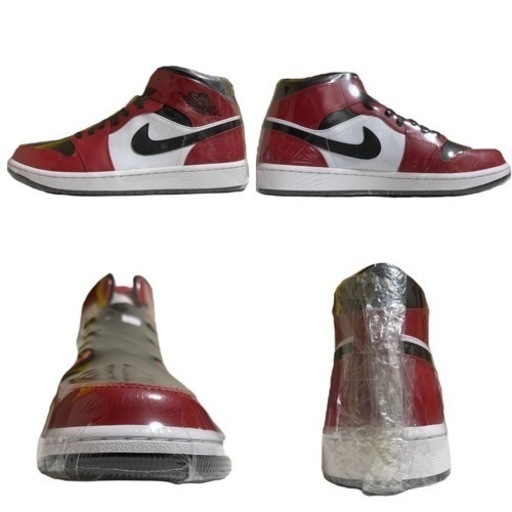 服/ファッション NIKE AIR JORDAN 1 MID CHICAGO BLACK TOE