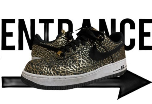 NIKE AIR FORCE 1 LOW レア ゴールドセメントモデル