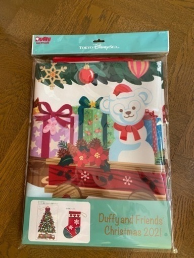 ダッフィー  タペストリー　ディズニーシー　20周年 クリスマス　2021