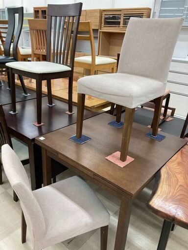 ﾀﾞｲﾆﾝｸﾞ3点ｾｯﾄ　無印良品　ｴｸｽﾃﾝｼｮﾝ　ﾌﾞﾗｳﾝ×ﾎﾜｲﾄ