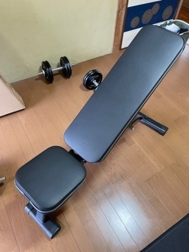 セット価格　トレーニングベンチ リーディングエッジ LE-B80 ダンベル