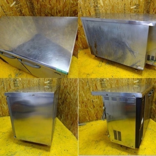 (538-0)ホシザキ 業務用テーブル形冷凍庫 台下冷凍庫 FT-120PNE 2ドア 255L W1200D600H800 中古 厨