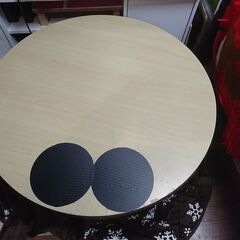円形コタツ（80㎝）　薄手ふとん　ミニハロゲンヒーター（AMH-380）の画像