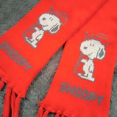 ☆SNOOPY☆マフラー 赤 の画像