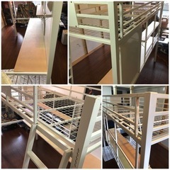 ニトリで買ったロフトベッド中古品です。の画像