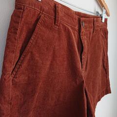 【1回着用】コーデュロイ ショートパンツ Mサイズ ブラウン ユニクロ レディースの画像