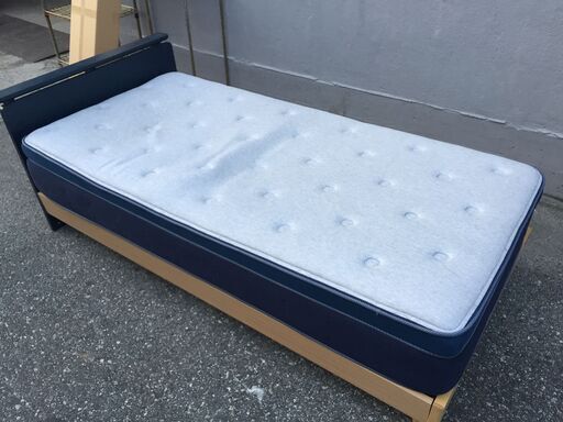 ★状態〇★ シングルベッド フレーム グランツ ＆ マットレス ニトリ デュアルポケット 2