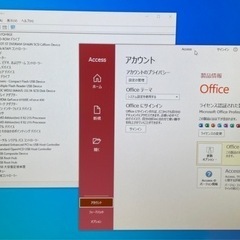 Win10&Office2019Proデスクトップパソコンの画像