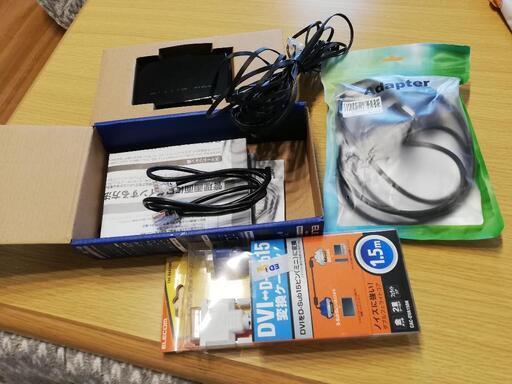 高速wifi 中継器 LANケーブル DVI DSUB-15変換 まとめ売り
