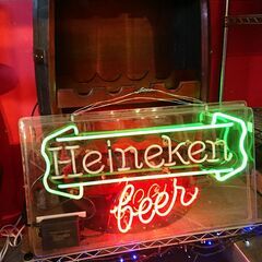 Heineken｜ハイネケン｜ネオン管｜ネオンサイン