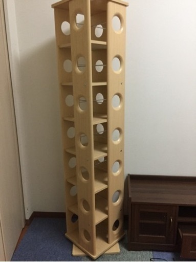 回転式本棚 7段 166cm【商談中】