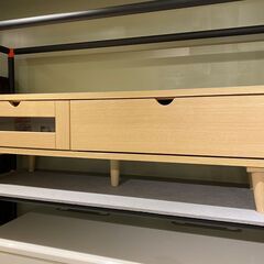宇都宮でオシャレな家具を探すなら『オトワリバース！』テレビボード ナチュラル ニトリ テレビ台 ローボード リビング家具 中古品