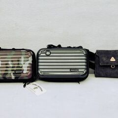 トランク型ミニバッグと財布