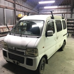 H17スズキエヴリィターボ　ジョイン軽バン　キャリア付