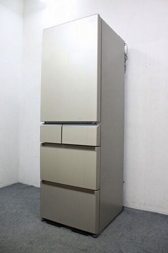 パナソニック パーシャル搭載 5ドア冷蔵庫 406L NR-E412PV-N  2017年製 Panasonic 冷蔵庫 中古家電 店頭引取歓迎 R4492)
