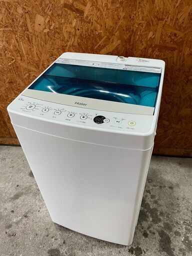 Q0803　ハイアール　洗濯機　4.5㎏　2019年