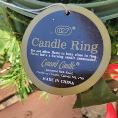 クリスマスリースの画像