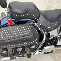 　EVOソフィテール　FLSTC 純正サイドバックの画像