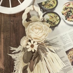 11月＊しめ縄ワークショップ＊カラーしめ縄＊藁しめ縄
