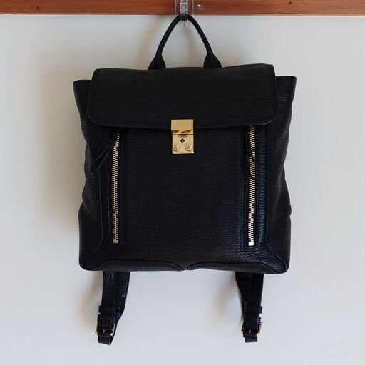 2WAY スリーワン フィリップリム A4可 カーフレザーリュック 黒