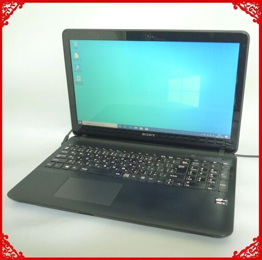 新品SSD ソニー ノートパソコン 中古良品 15型 SONY VAIO SVF1521BAJ 第3世代 i5 8GB DVDRW 無線 Bluetooth カメラ Windows10 Office