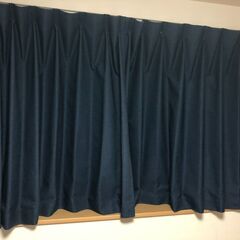 カーテン　遮光1級・遮熱・遮音　2枚　フック付きの画像