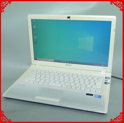 即使用可 ノートパソコン 中古良品 14型ワイド SONY VPCCW29FJ Core i3 4GB 750GB Blu-ray 無線 Bluetooth カメラ Windows10 Office