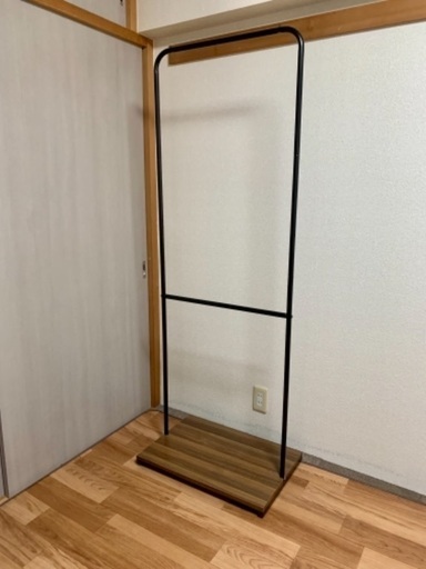 美品 ハンガーラック ウォールナット
