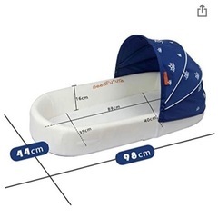 ベッドインベッド コンパクト収納可 ほぼ未使用の画像