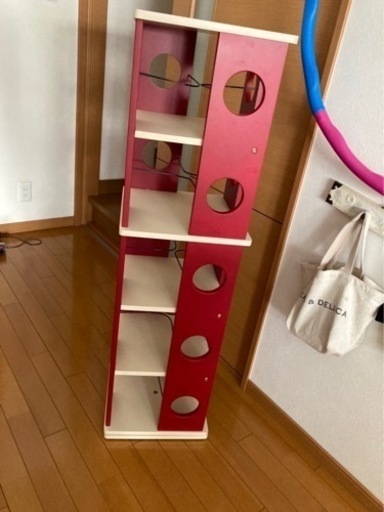 回転式本棚　5段タイプ　中古品