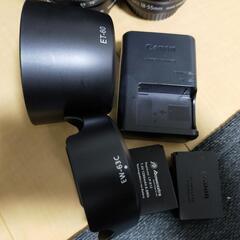 受渡先決定)一眼レフCANON EOS KISS X7 鞄レンズ込一式セット