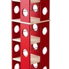 回転式本棚　5段タイプ　中古品の画像